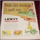 1956 Lewyt Vacum Cleaner ad