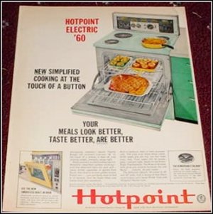 1960 Hotpoint Electric Range ad