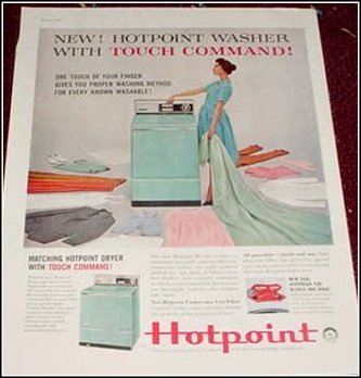 1960 Hotpoint Washer Dryer ad