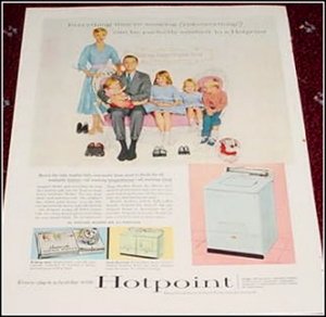 1956 Hotpoint Washer ad