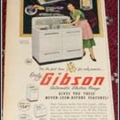 1950 Gibson Electric Range ad