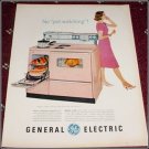 1960 GE Model J 408 Electric Range ad