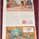 1956 GE Roll Easy Vacum Cleaner ad