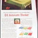 1952 GE Electric Blanket ad