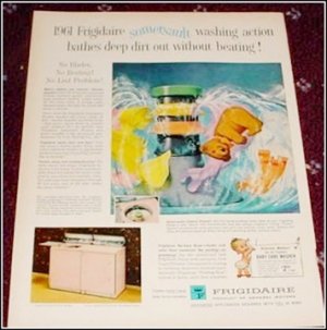 1961 Frigidaire Washer Dryer ad