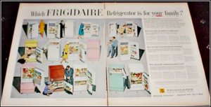 1960 Frigidaire Refrigerator Lineup ad