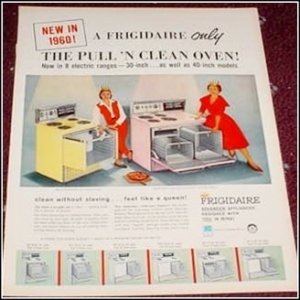 1960 Frigidaire Electric Range ad