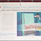 1958 Frigidaire Frostproof Refrigerator ad 50th anniversary