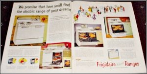 1954 Frigidaire Electric Range ad
