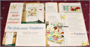 1952 Frigidaire Cycla-matic Refrigerator ad