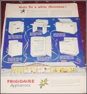 1951 Frigidaire Appliances Christmas ad