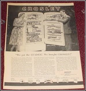 Croseley T-CAD-12 Refrigerator ad