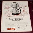 1950 Cory Automatic Coffee Brewer ad