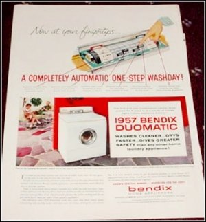 1957 Bendix Washer Dryer ad #2