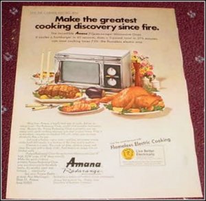 1969 Amana Radarange ad