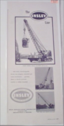 1952 Insley Crane Truck ad
