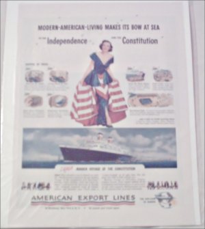 American Export Lines ad