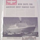 1940 American President Lines ad featuring the President Jackson