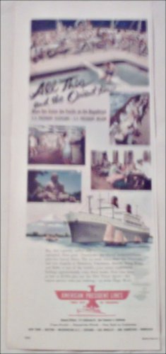 1952 American Presidents Line ad