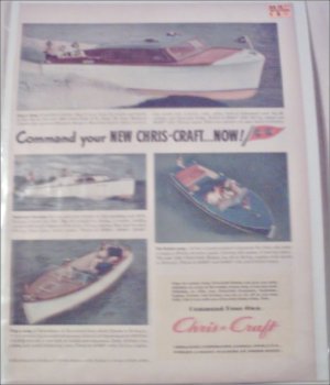 1947 Chris-Craft Boat ad