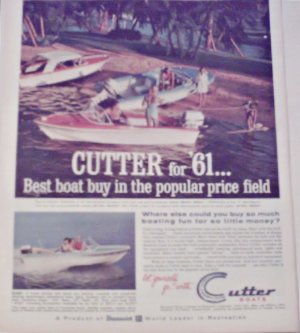1961 Cutter Boat ad #2