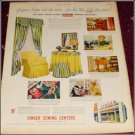 1950 Singer Sewing Center ad