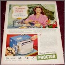 Proctor Toaster ad with Yvonne De Carlo
