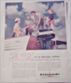 1956 Evinrude Christmas ad