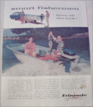 1957 Evinrude Boat ad