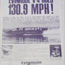 1966 Evinrude World Speed Record Boat ad