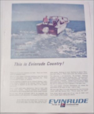 1967 Evinrude 100-S Motor ad