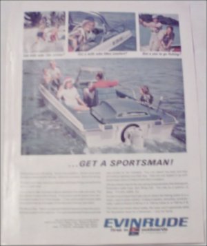 1967 Evinrude Sportsman Boat ad