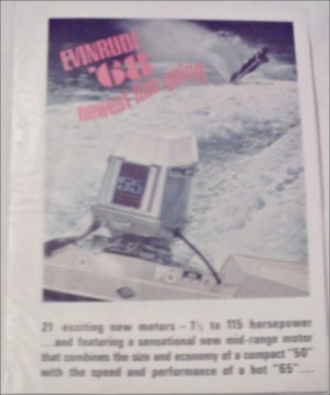 1968 Evinrude Motor & Boat ad