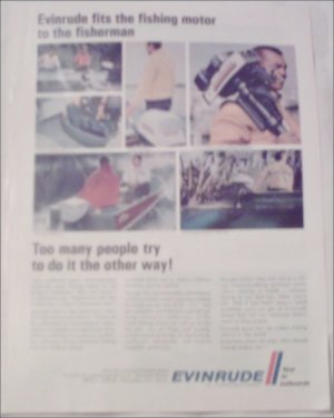1969 Evinrude Motor ad