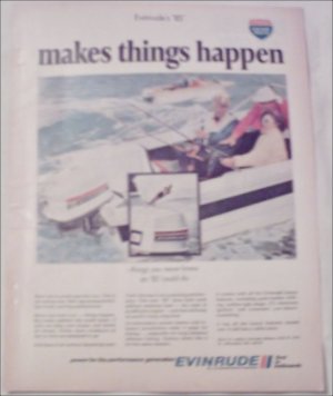 1970 Evinrude 85 Motor ad