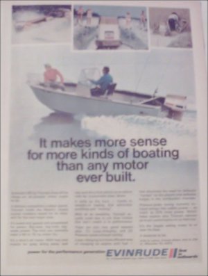 1971 Evinrude Triumph Motor ad