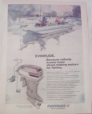 1974 Evinrude Scout Motor ad