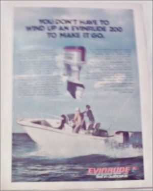 Evinrude 200 Motor ad