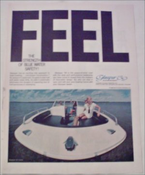 1969 Glasspar Cutlas Boat ad