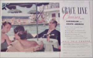 1952 Grace Lines ad