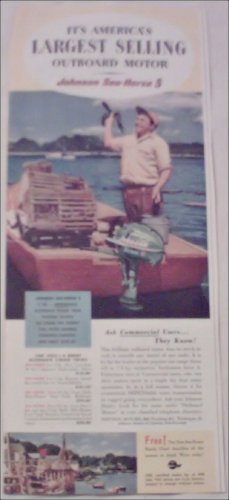 1952 Johnson Sea-Horse 5 Motor ad