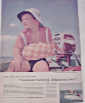 1957 Johnson Motor ad
