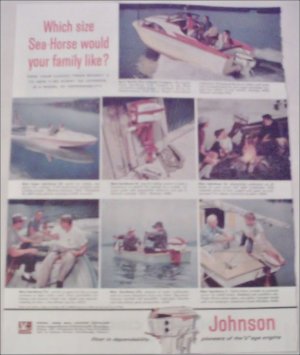 1958 Johnson Sea-Horse ad