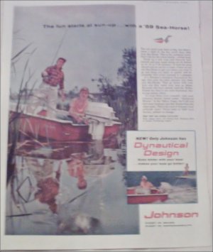1959 Johnson Seahorse Motor ad