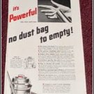 1952 Lewyt Vacum Cleaner ad