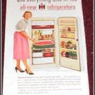 1954 IH Refrigerator ad