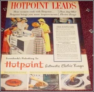 1948 Hotpoint electric range ad