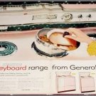 1957 GE Keyboard Range ad
