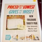Frigidaire Washer & Dryer ad