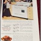 1951 Florence Gas Range ad